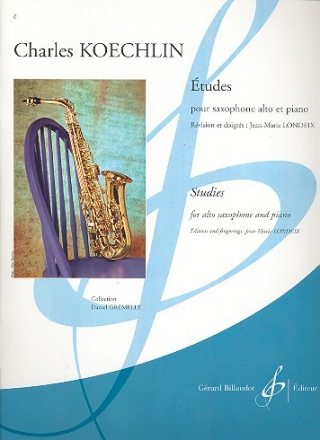 15 etudes pour saxophone alto et piano