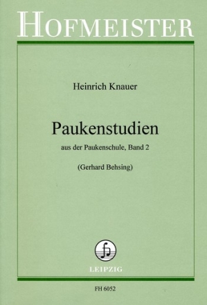 Paukenstudien aus der Paukenschule Band 2 