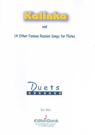 Kalinka and 14 Other Famous Russian Songs for 2 flutes score