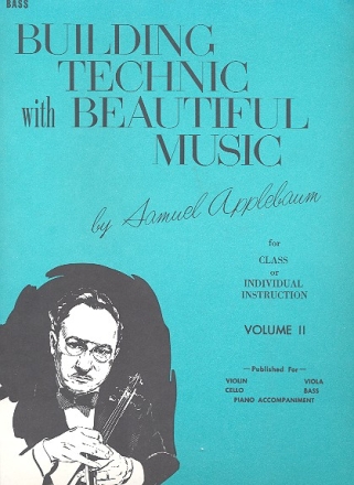 Building Technic with beautiful Music vol.2 for string bass class or individual instruction