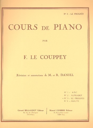 Cours de piano vol.3 le progres