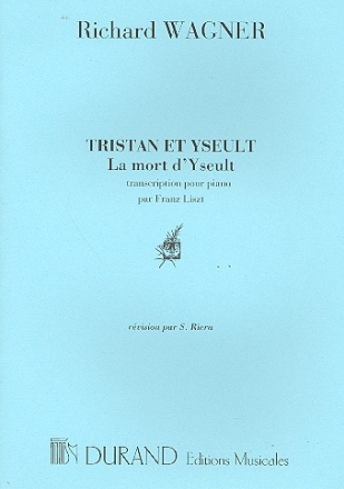 La mort d'isolde pour piano seul Liszt, Franz, transcription