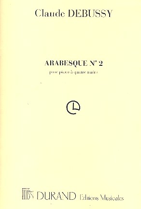 Arabesque no.2  pour piano  4 mains