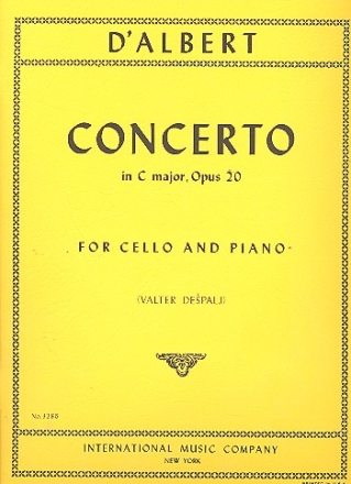 Concerto C major op.20 for cello and piano