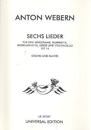 6 Lieder op.14 fr Gesang und Klavier