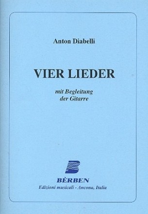 4 Lieder fr Gesang und Gitarre