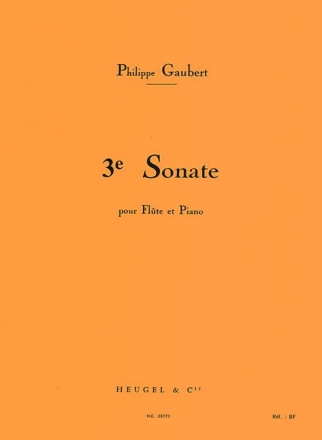 Sonate no.3 pour flte et piano