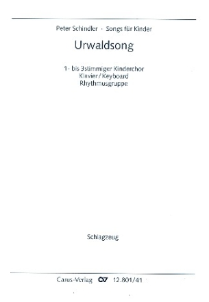 Urwaldsong fr 1-3stg. Kinderchor und Instrumente Stimmenset (3)