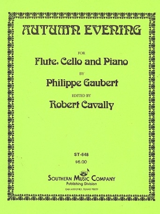 Autumn Evening for flute, cello and piano