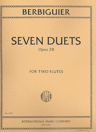 7 Duets op.28 for 2 flutes