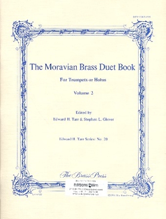 The Moravian Brass Duet Book vol.2 for trumpets or horns