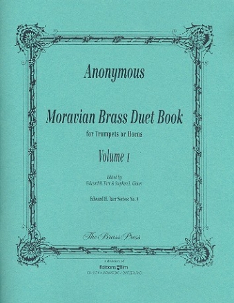 The Moravian Brass Duet Book vol.1 for 2 trumpets (horns) score