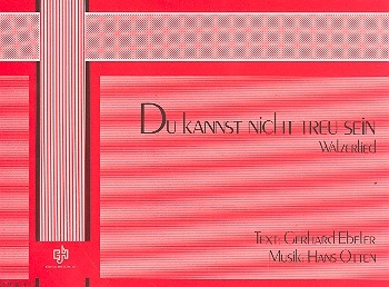 Du kannst nicht treu sein Walzerlied fr diatonische Handharmonika