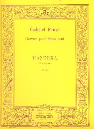 Mazurka SIb Majeur op.32 pour piano