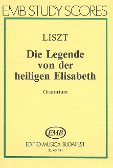 Die Legende von der heiligen Elisabeth Studienpartitur  (dt/en/fr/un)