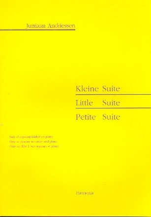 Kleine Suite fr Sopranblockflte (Flte) und Klavier