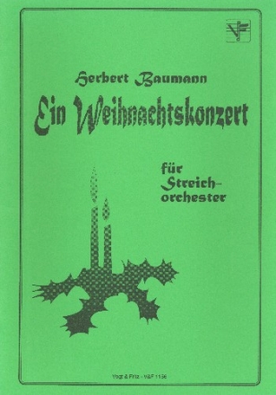 Ein Weihnachtskonzert fr Streichorchester Partitur