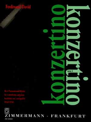 Konzertino op.4 fr 4 Posaunen und Klavier Partitur und Stimmen