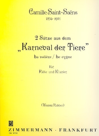 Karneval der Tiere fr Flte und Klavier (2 Stze)
