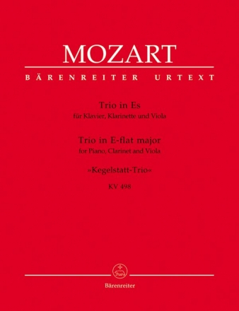 Trio Es-Dur KV498  fr Klarinette, Viola und Klavier Stimmen