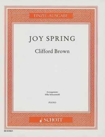 Joy Spring für Klavier