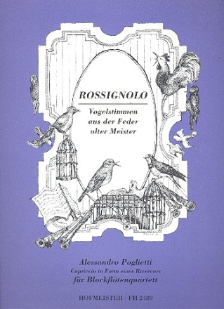 Capriccio in Form eines rRcercars fr 4 Blockflten (SATB)