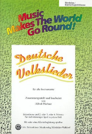 Deutsche Volkslieder fr flexibles Ensemble Direktion/Klavierbegleitung