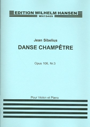 Danse champtre op.106,3 fr Violine und Klavier