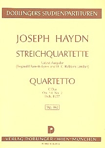 Streichquartett C-Dur op.54,2 Hob.III:57,  Studienpartitur 