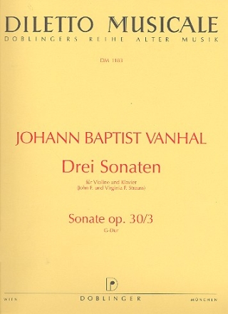 Sonate G-Dur op.30,3 fr Violine und Klavier