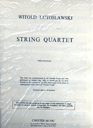 String Quartet  parts