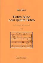 Petite Suite fr 4 Flten Partitur und Stimmen