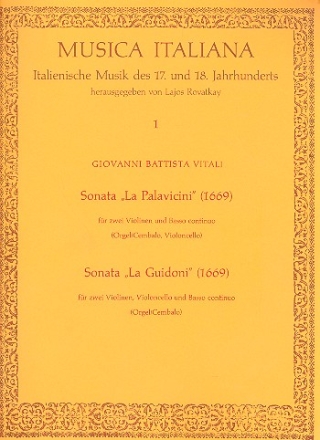 Sonata la Palavicini 1669 fr 2 Violinen und Bc