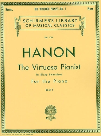 The virtuoso pianist vol.1 60 exercises for the piano