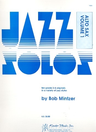 Jazz Solos vol.1: for alto sax