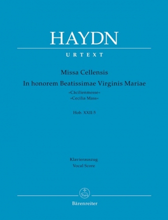 Missa Cellensis Hob.XXII:5 fr Soli, gem Chor und Orchester Klavierauszug