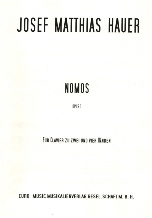 Nomos op.1 fr Klavier zu 2 und 4 Hnden