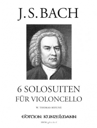 Suite G-Dur Nr.1 BWV1007 fr Violoncello solo (zweifarbig)