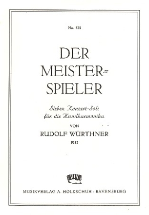 DER MEISTERSPIELER FUER DIATONISCHE HANDHARMONIKA 7 KONZERT-SOLI
