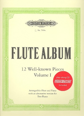 Flute Album vol.1 (+CD) for flute and piano (2 flutes)