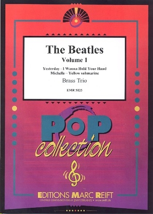 The Beatles vol.1 4 songs for brass trio score and parts