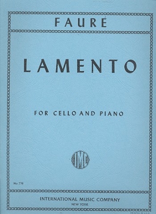 Lamento for cello and piano