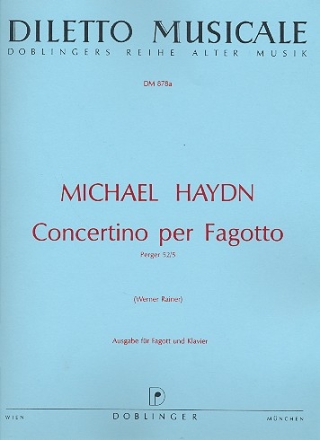 Concertino per fagotto fr Fagott und Klavier