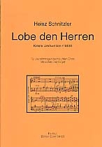 LOBE DEN HERREN KLEINE LIEDKANTATE FUER GEM CHOR, STREICHER U. ORGEL PARTITUR