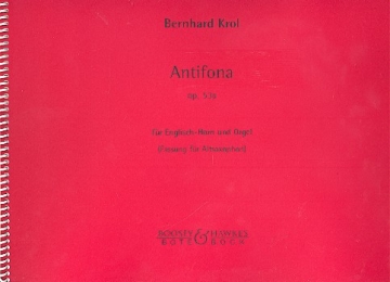 Antifona op.53 fr Englischhorn und Orgel fr Altsaxophon und Orgel
