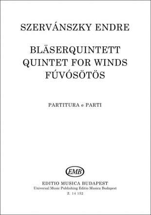 Quintett Nr.1 fr Flte, Oboe, Horn, Klarinette und Fagott Partitur und Stimmen