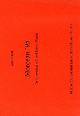Morceau '95 fr Altsaxophon und Klavier