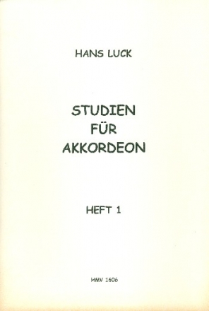 Studien Band 1 fr Akkordeon
