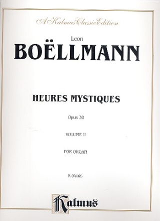 Heures Mystiques op.30 vol.2 for organ