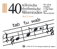 40 stilistische rhythmische Blserstudien CD